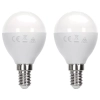 Zestaw 2 żarówek LED 11W 1060lm G45 E14 neutralna do biura Aigostar