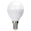 Żarówka LED G45 12W E14 6500K 1170lm zimna do biura energooszczędna - biała matowa oprawa z metalową bazą e14