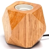 Lampa biurkowa Aigostar 346047046 z drewnianą podstawą i gwintem E27