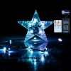 Zewnętrzne lampki choinkowe z gwiazdą Bluetooth i pilotem RGBIC dla wyjątkowej atmosfery
