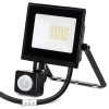 Naświetlacz halogen LED 20W 4000K 1800lm z czujnikiem PIR IP65 do biura i ogrodu
