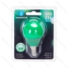 Żarówka LED kolorowa zielona G45 E14 4W blister 1 szt