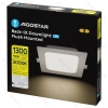 LED Down lights Direct-lit Square Flush mounted 12W 3000K Color box