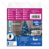 String Lights Low voltage Flat string lights Linear Dark green cable Blue light 3M+20M 400LED 5cm sp