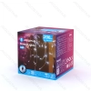 String Lights Low voltage Flat string lights Icicle wave Transparent cable White light 3M+10M*0.6M 2