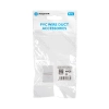 Łącznik prosty kwadratowy do korytek 15x10 mm biały PVC 4 szt