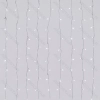 String Lights Battery 3AA Flat string lights Curtain Transparent cable White light 3M+1.2*1.2M 156LE