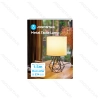 Table lamp Iron Diamond-shaped White E14 Without bulb
