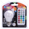 LED Bulbs G45 E27 6W RGB Blister packing