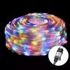 Sznur świetlny 5m multikolor 50led RGB-IC na baterie z pilotem 32key