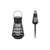 Lampa LED solarna wbijana latarnia 50cm ogień 2w1
