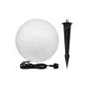 Lampa ogrodowa LED kula E27 35cm kamienna Vipelectro