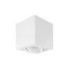 Oprawa natynkowa GU10 kwadrat 80x80x84 ruchoma biała Vipelectro
