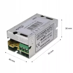 Zasilacz LED 12V 15W 1,25A Vipelectro — zdjęcie 4