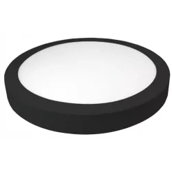 Panel LED natynkowy okrągły Proma 12W 4000K czarny