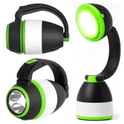 Latarka LED 3w1 3W + 2W 3xAA.