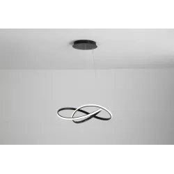 Lampa wisząca LED Tavi 30W 50cm 4000K czarny — zdjęcie 3