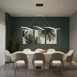 Lampa wisząca LED Kono 33W 100cm 4000K czarny — zdjęcie 3