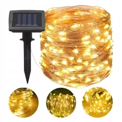 Girlanda LED solarna 300 LED 3190 cm linka Vipelectro — zdjęcie 2