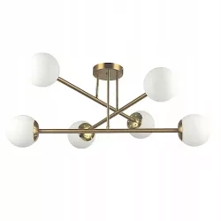 Żyrandol LED E27 Bali-12 74cm x6 złoty — zdjęcie 2
