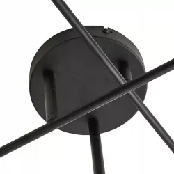 Żyrandol LED E27 Eliot 70cm x6 czarny — zdjęcie 4