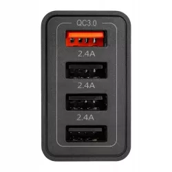 Zasilacz Quick Charge 20W 4xUSB-A czarny Vipelectro — zdjęcie 5