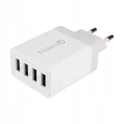 Zasilacz Quick Charge 20W 4xUSB-A biały Vipelectro — zdjęcie 4