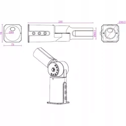 Adapter do słupa oświetleniowego 60mm-50mm Vipelectro — zdjęcie 3