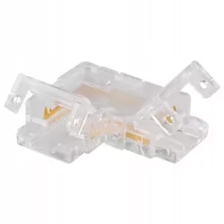 Złączka do taśmy LED COB kątowa 8mm Vipelectro — zdjęcie 4
