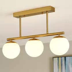 Żyrandol LED E27 Bali-12 47cm x3 złoty — zdjęcie 3