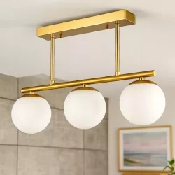 Żyrandol LED E27 Bali-12 47cm x3 złoty — zdjęcie 5