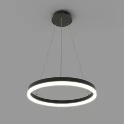 Żyrandol LED Mundo 40cm 22W czarny 3CCT pilot — zdjęcie 3