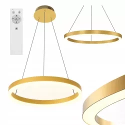 Żyrandol LED Mundo 40cm 22W złoty 3CCT pilot Vipelectro — zdjęcie 3