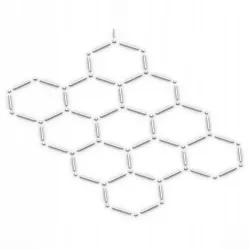 Lampa LED Hexagon 11L 460W 419x301cm zestaw 6500K Vipelectro — zdjęcie 2