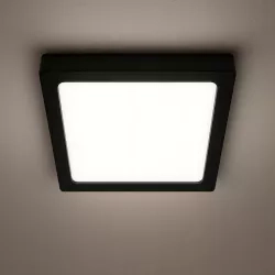 Panel LED natynkowy kwadrat Proma 18W 4000K czarny — zdjęcie 5