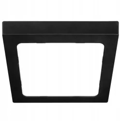 Panel LED natynkowy kwadrat Proma 18W 4000K czarny — zdjęcie 6