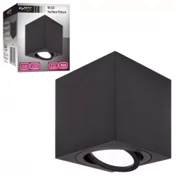 Oprawa natynkowa GU10 kwadrat 80x80x84 ruch biała lub czarna LVT — zdjęcie 2