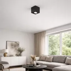 Oprawa natynkowa GU10 kwadrat 80x80x84 ruch biała lub czarna LVT — zdjęcie 3