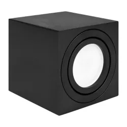 Oprawa natynkowa GU10 kwadrat 80x80x84 ruch biała lub czarna LVT — zdjęcie 6