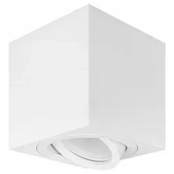 Oprawa natynkowa GU10 kwadrat 80x80x84 ruchoma biała Vipelectro — zdjęcie 2