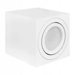 Oprawa natynkowa GU10 kwadrat 80x80x84 ruchoma biała Vipelectro — zdjęcie 4
