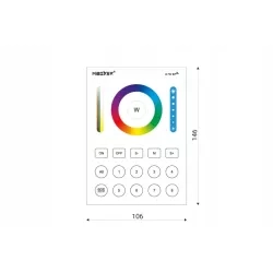 Pilot Panel RGB+CCT RF 8-stref dotykowy B8 — zdjęcie 3
