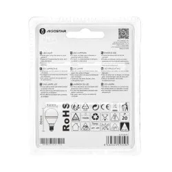Żarówka LED G45 E14 4W niebieska blister 1 szt — zdjęcie 5