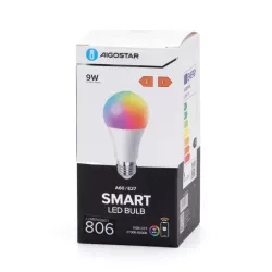 Inteligentna żarówka LED WB A60 E27 Wi-Fi 9W 806lm RGB+2700K-6500K — zdjęcie 6
