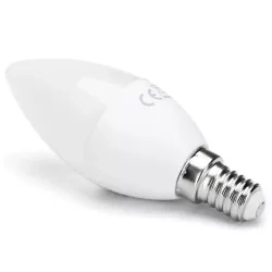 Żarówki LED C37 E14 8W 3000K 2 szt. blister — zdjęcie 3
