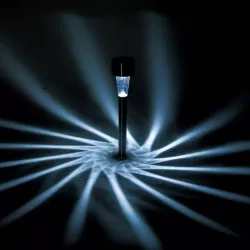 Lampa solarna do trawnika stal nierdzewna 6500K 6 szt. kolorowe opakowanie — zdjęcie 3