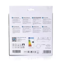 Oprawa sufitowa LED E6 12W 4000K okrągła wpuszczana 1 szt — zdjęcie 6