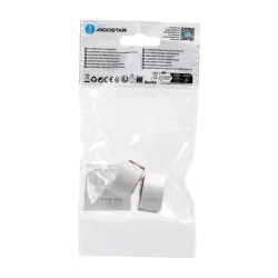 Kolanko zewnętrzne kwadratowe 15x10 mm białe PVC 4 szt — zdjęcie 6