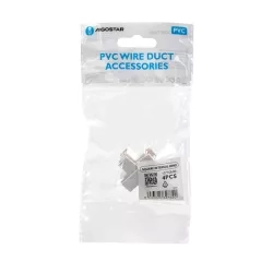 Łuk wewnętrzny kwadratowy 15x10 mm PVC biały 4 szt — zdjęcie 5