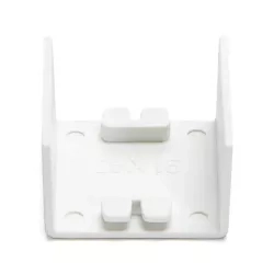 Łącznik prosty kwadratowy do korytka 25x16 mm biały PVC 4 szt — zdjęcie 4